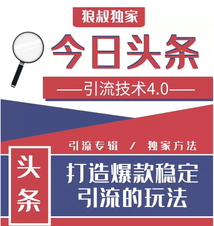 今日头条引流技术4.0，微头条实战细节，微头条引流核心技巧分析，快速发布引流玩法-福喜网创