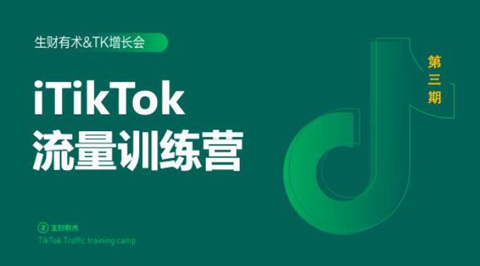 2020最新TikTok流量增长训练营（完结）附PPT-福喜网创