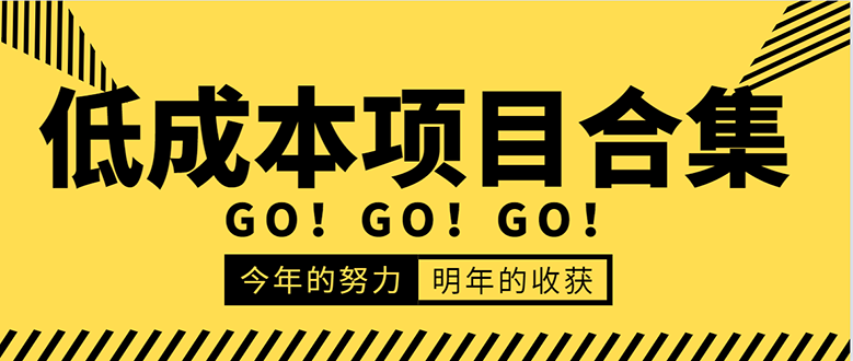 低成本零成本项目合集：赚钱快的慢的、暴利的，线上线下的，价值万元资料-福喜网创