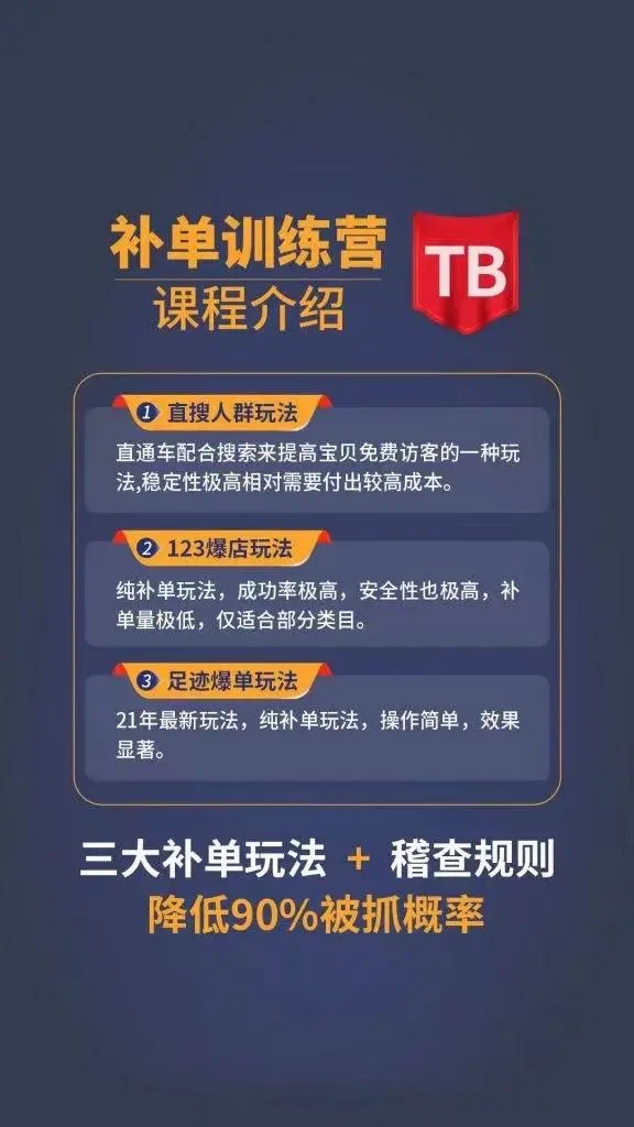 数据蛇淘宝2021最新三大补单玩法+稽查规则，降低90%被抓概率-福喜网创