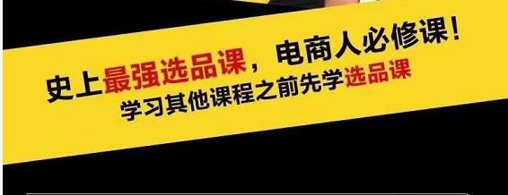 蓝海高利润选品课：你只要能选好一个品，就意味着一年轻松几百万的利润-福喜网创