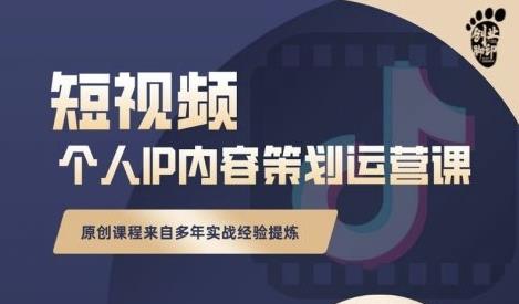 抖音短视频个人ip内容策划实操课，真正做到普通人也能实行落地-福喜网创