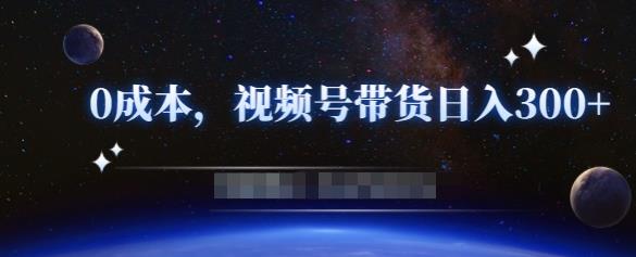 零基础视频号带货赚钱项目，0成本0门槛轻松日入300+【视频教程】-福喜网创