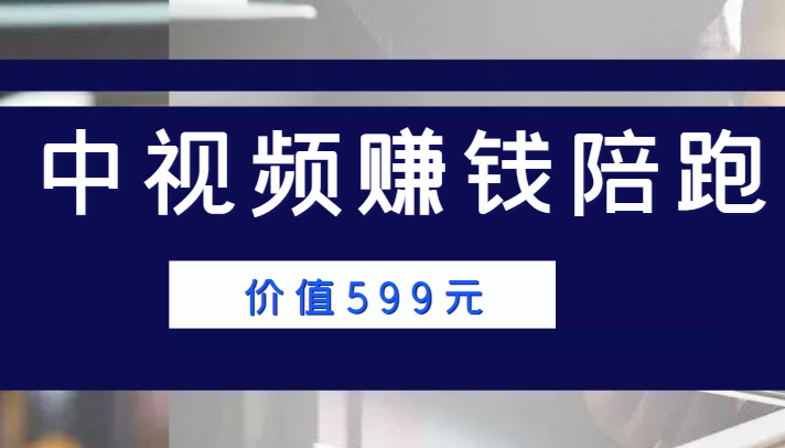 中视频赚钱陪跑，卖中视频账户赚钱收益陪跑项目（价值599元）-福喜网创