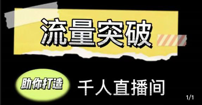 直播运营实战视频课，助你打造千人直播间（14节视频课）-福喜网创