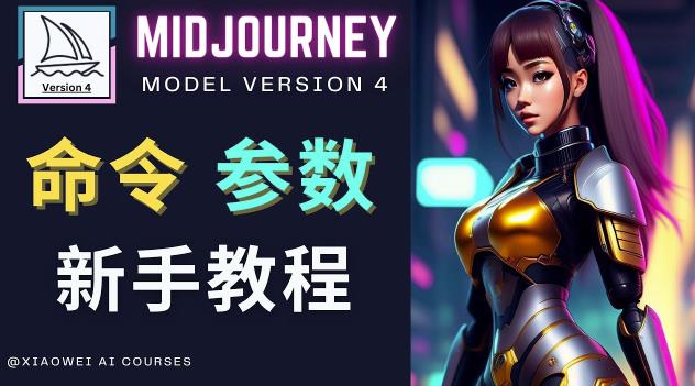 Midjourney新手入门教程，轻松创作顶级图像，命令参数-新手教程-福喜网创