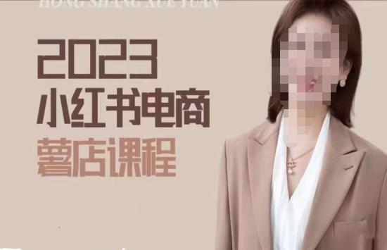 2023小红书电商课，新手小白从0~1玩转小红书薯店电商-福喜网创