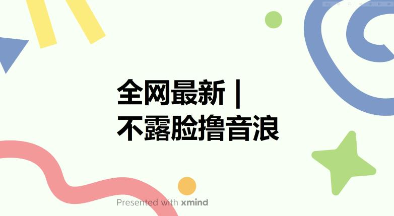 全网最新不露脸撸音浪，跑通自动化成交闭环，实现出单+收徒收益最大化【揭秘】-福喜网创