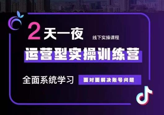 5月22-23线下课运营型实操训练营，全面系统学习，从底层逻辑到实操方法到千川投放-福喜网创