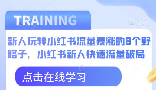 新人玩转小红书流量暴涨的8个野路子，小红书新人快速流量破局-福喜网创