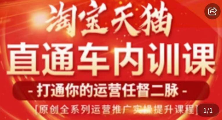 天问电商·2023淘宝天猫直通车内训课，零基础学起直通车运营实操课程-福喜网创