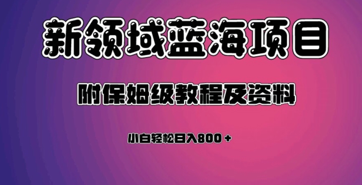 虚拟资源蓝海领域新项目，轻松日入800＋，附保姆级教程及资料-福喜网创