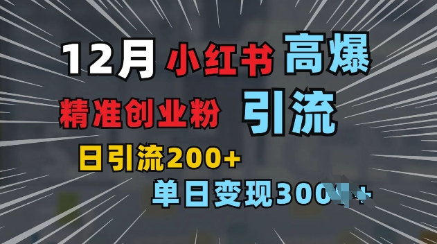 小红书一张图片“引爆”创业粉，单日+200+精准创业粉 可筛选付费意识创业粉【揭秘】-福喜网创