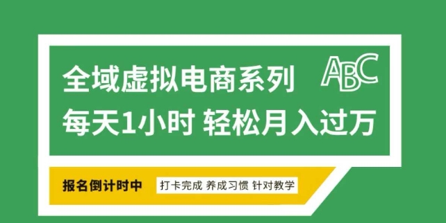 全域虚拟电商变现系列，通过平台出售虚拟电商产品从而获利-福喜网创